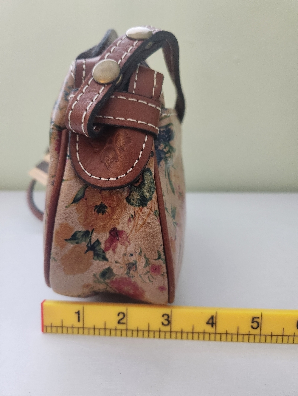 NWT Patricia Nash Leather Crossbody Purse - Prairie Rose - New In Bag + Wallet - Picture 8 of 14